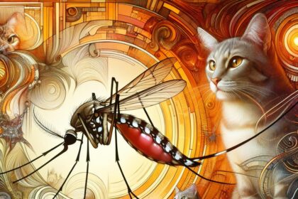 Komarzyca vs Koty: Nieoczekiwane Spotkanie w Królestwie Zwierząt